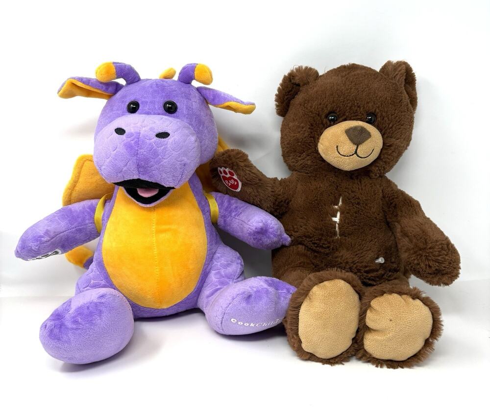Build A Bear Cook Childrens Dragon Special Edition 12” Plush Teddy Bear Patient